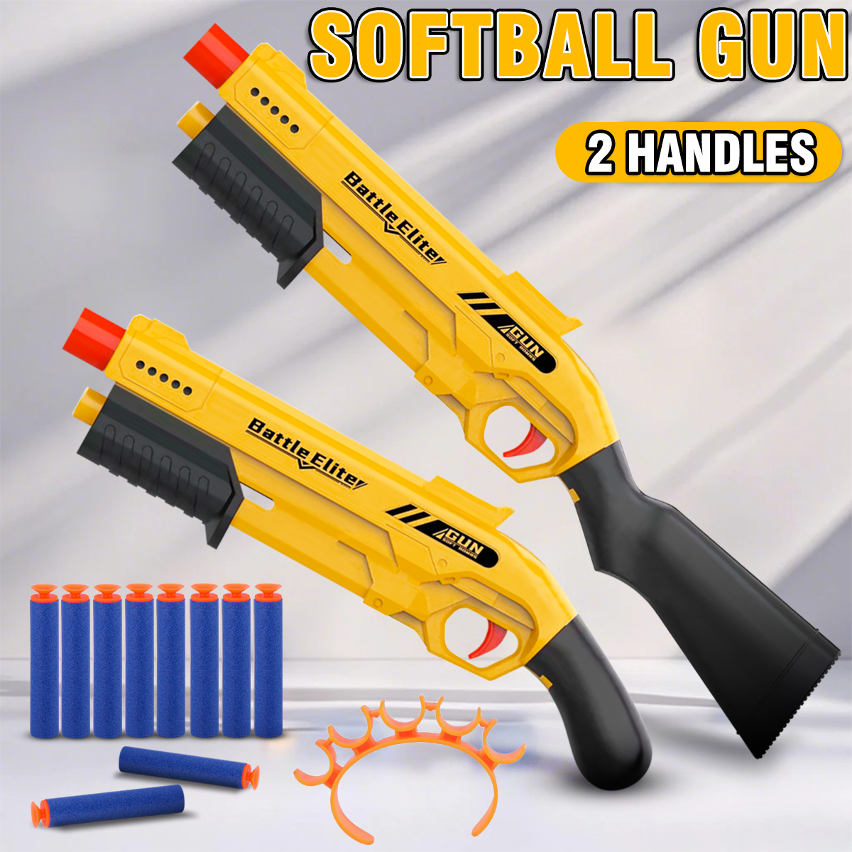 Foam Dart Gun - Kids Outdoor Manual Foam Dart Blaster