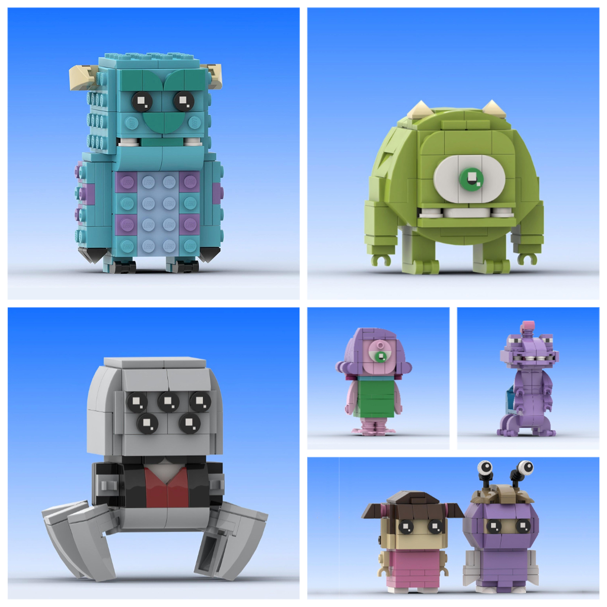 Kids Toys Company - Cute Big Eye Monster Doll Building