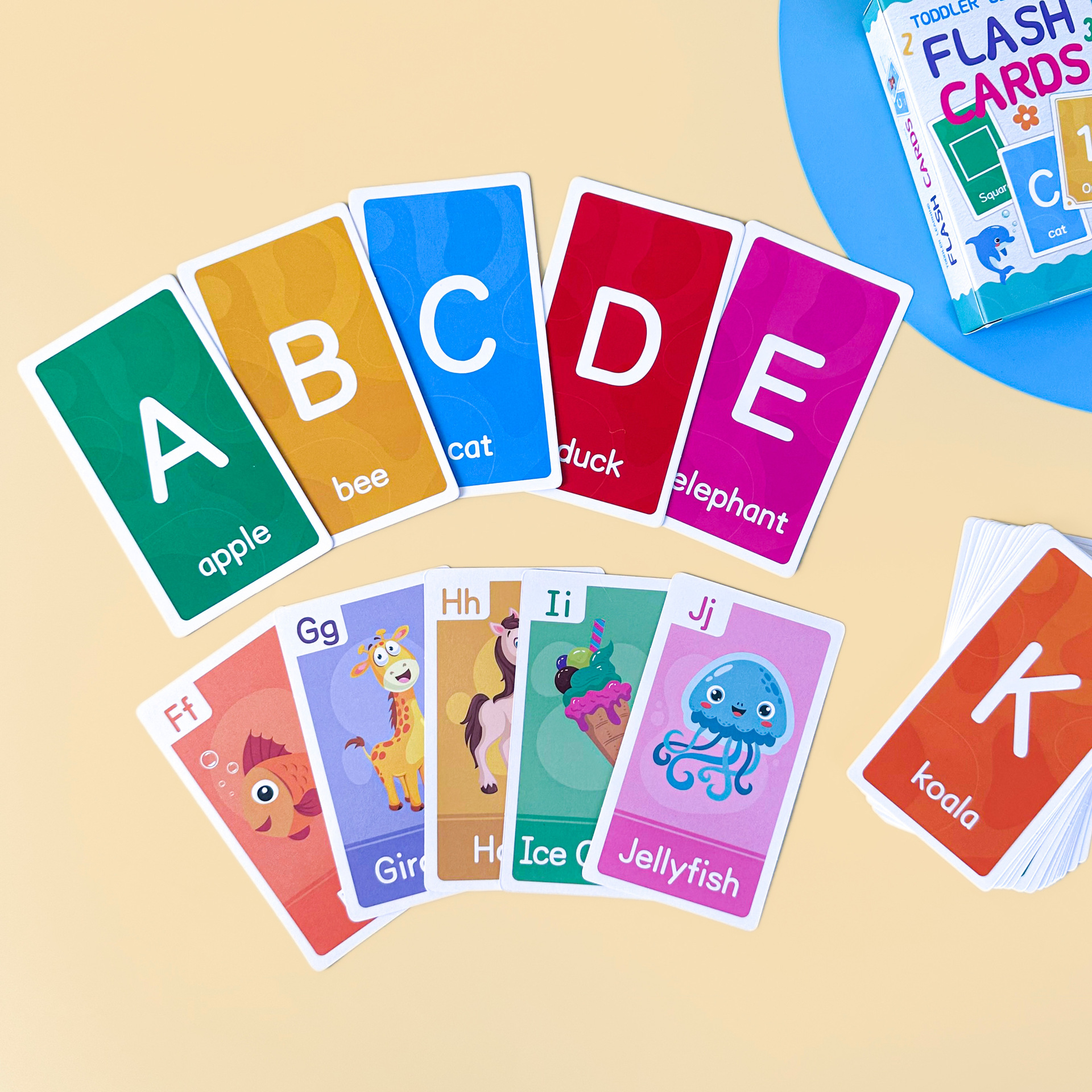 58 Pcs ABC Alphabet Flashcards - Educational Flash Card ulasan dan harga