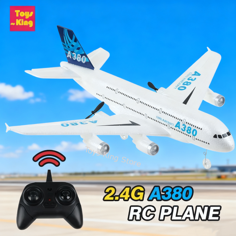 2.4G RC A380 Foam Airplane Gyr - Kid Toys And More ulasan dan harga