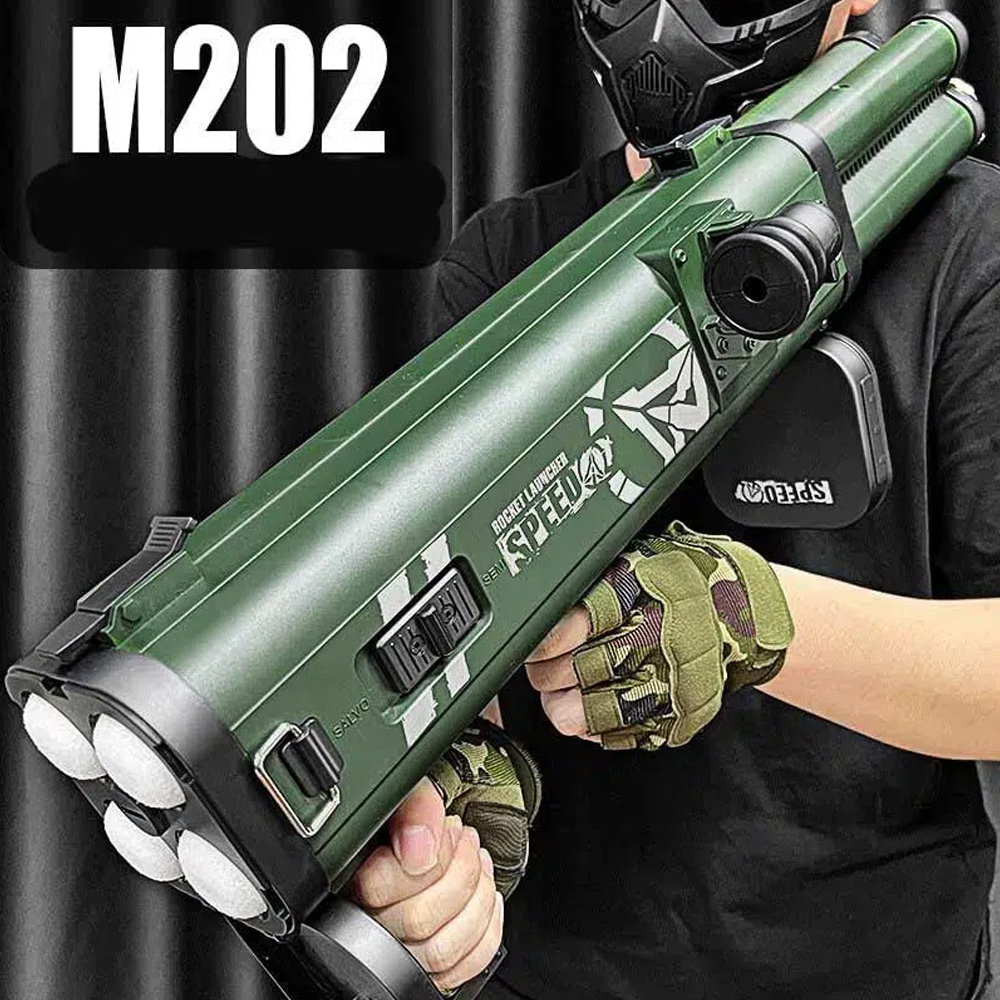 M202 Quadruple Rocket Launcher - Foam Dart Gun ulasan dan harga