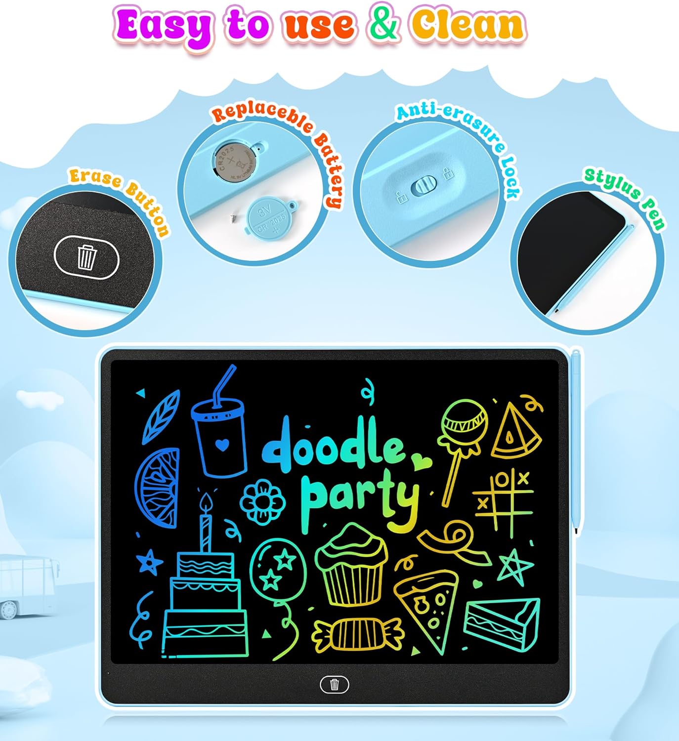 16 Inch LCD Writing Tablet for - Kids Toys Drawing ulasan dan harga