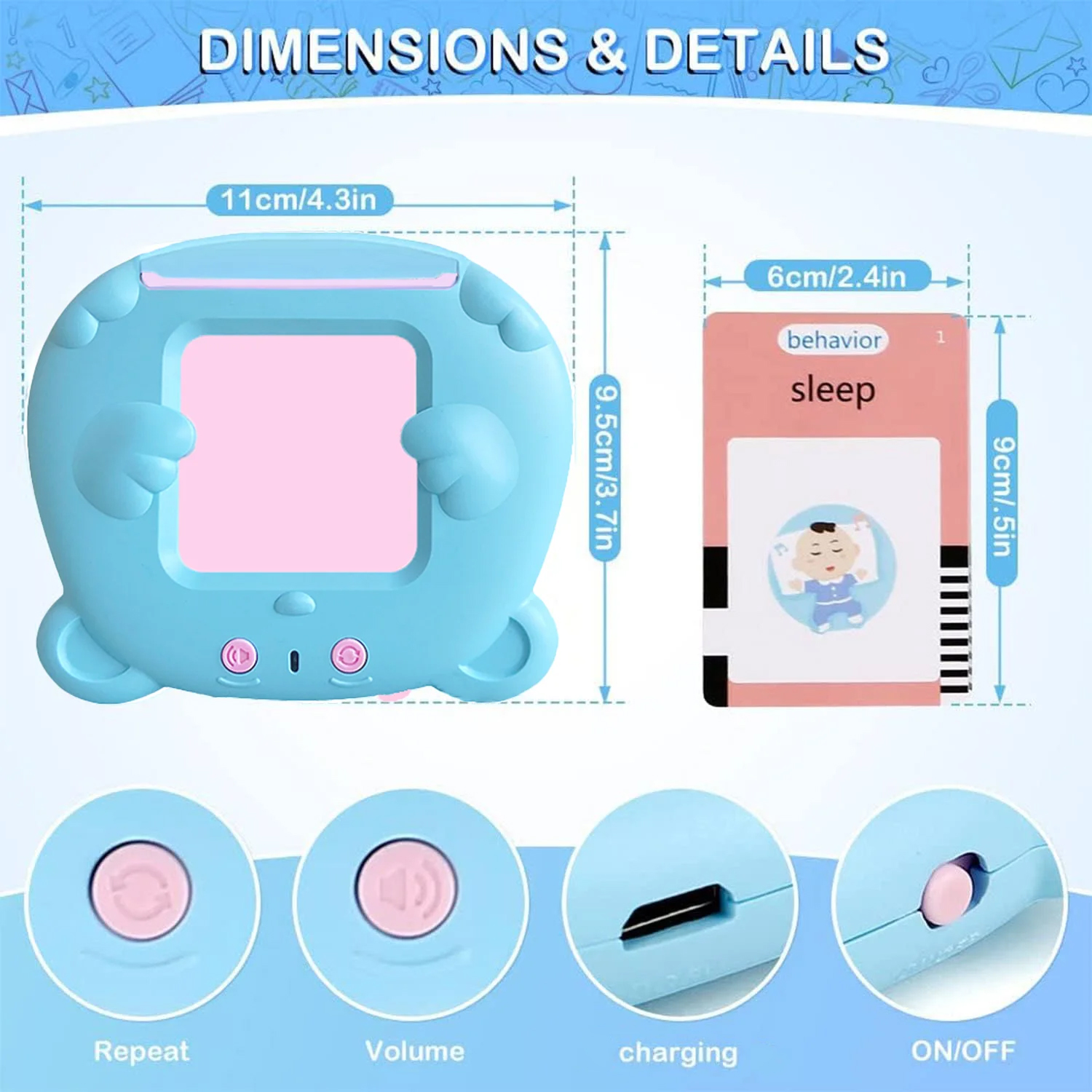 Toddler Talking Flash Cards fo - Educational Flash Card ulasan dan harga