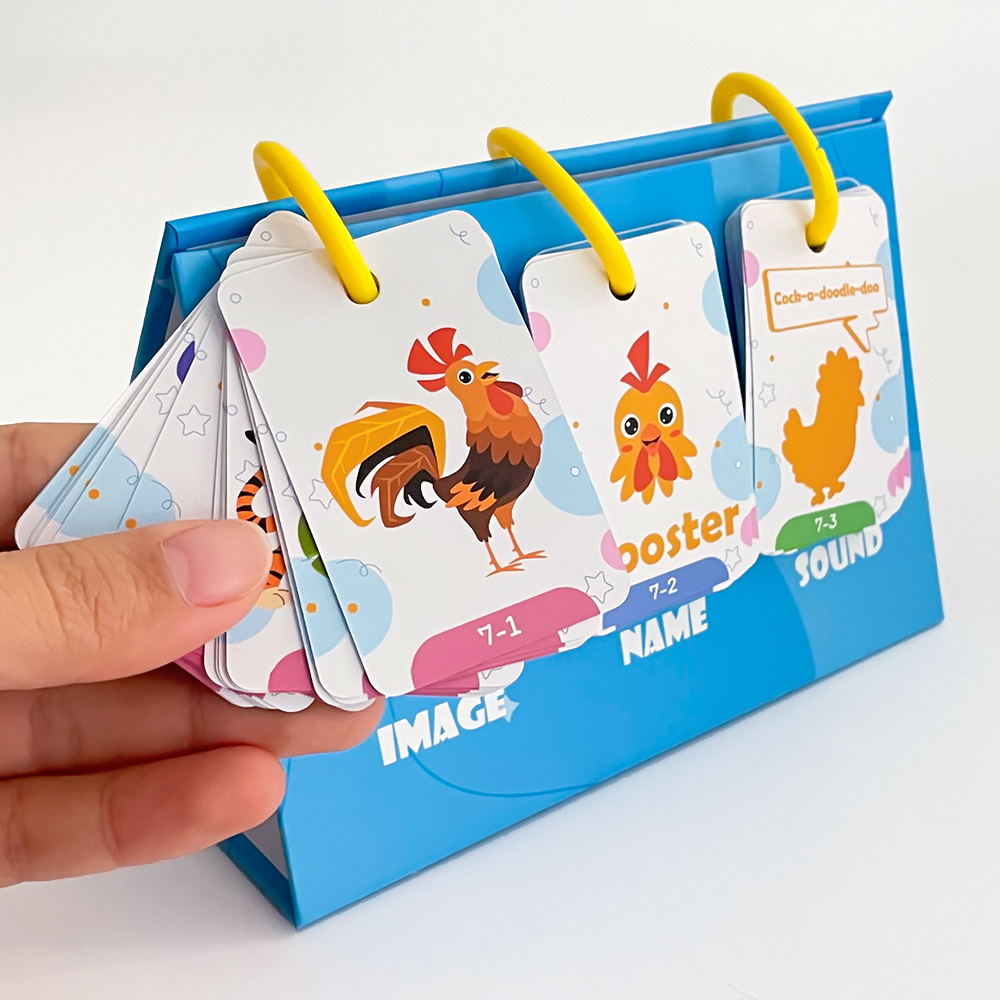72Pcs Kids Learn Animal Sounds - Educational Flash Card ulasan dan harga