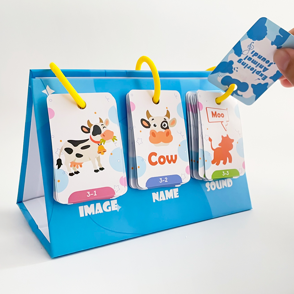 72Pcs Kids Learn Animal Sounds - Educational Flash Card ulasan dan harga