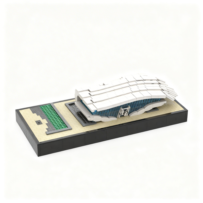 2086pcs MOC Etihad Museum 1 40 - Kids Toys Dubai ulasan dan harga
