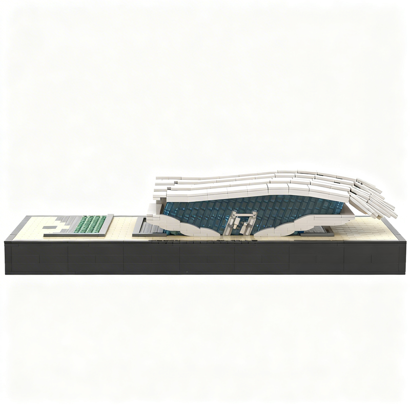 2086pcs MOC Etihad Museum 1 40 - Kids Toys Dubai ulasan dan harga