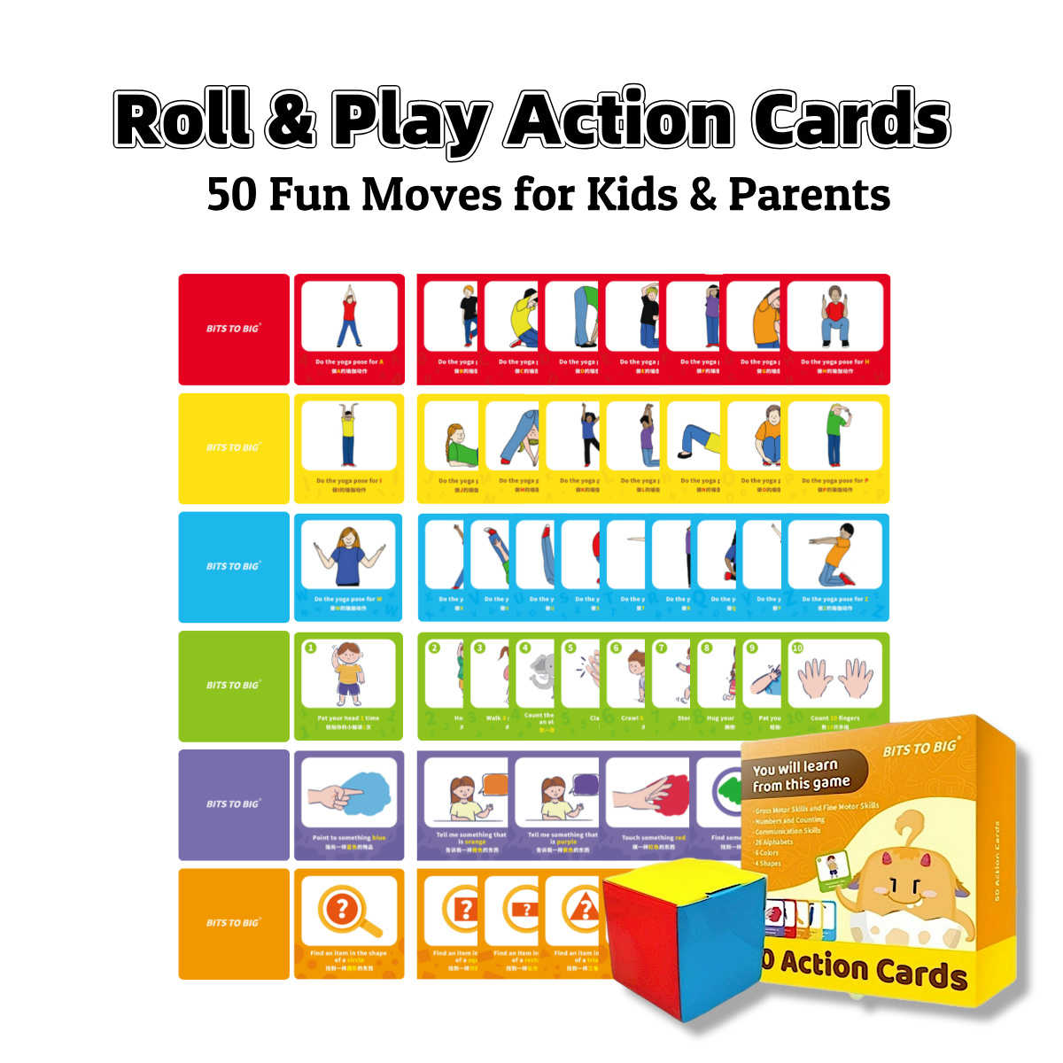 Interactive Alphabet Yoga Toy  - Educational Flash Card ulasan dan harga
