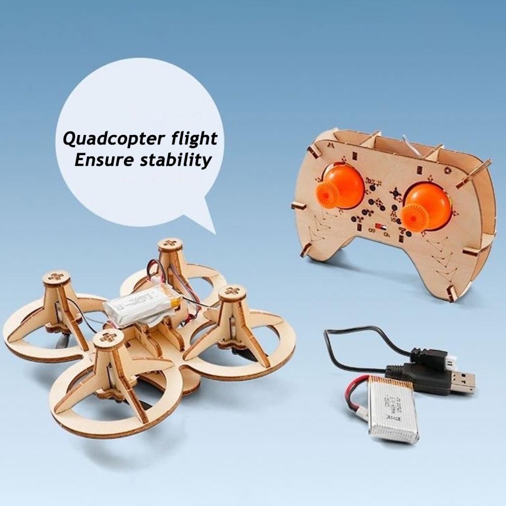 Rc Drone Toy Wooden Drone Puzz - Rc Helicopter Mini ulasan dan harga