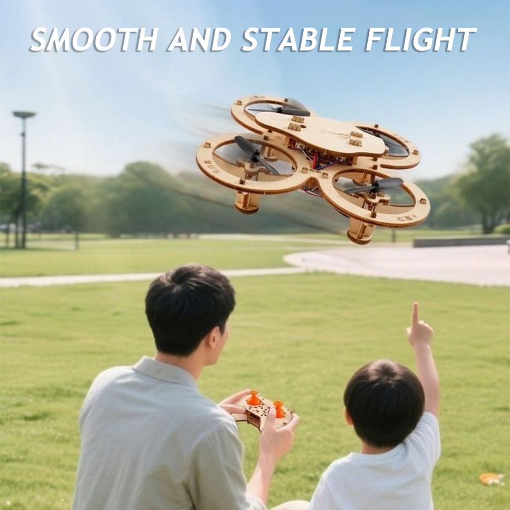 Rc Drone Toy Wooden Drone Puzz - Rc Helicopter Mini ulasan dan harga