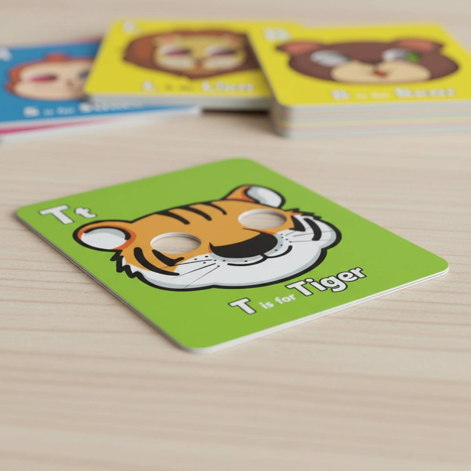 Creature Mask Flash Cards Pres - Educational Flash Card ulasan dan harga