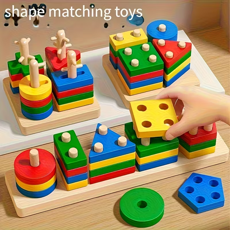 Montessori Wooden Games Baby T - Kids Toys 2 Year Old ulasan dan harga