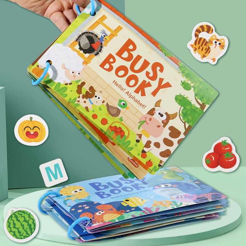 Montessori Baby Busy book My F - Kids Toys 2 Year Old ulasan dan harga