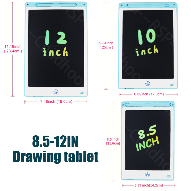 8.5/10/12IN LCD Writing Graphi - Kids Toys Drawing ulasan dan harga