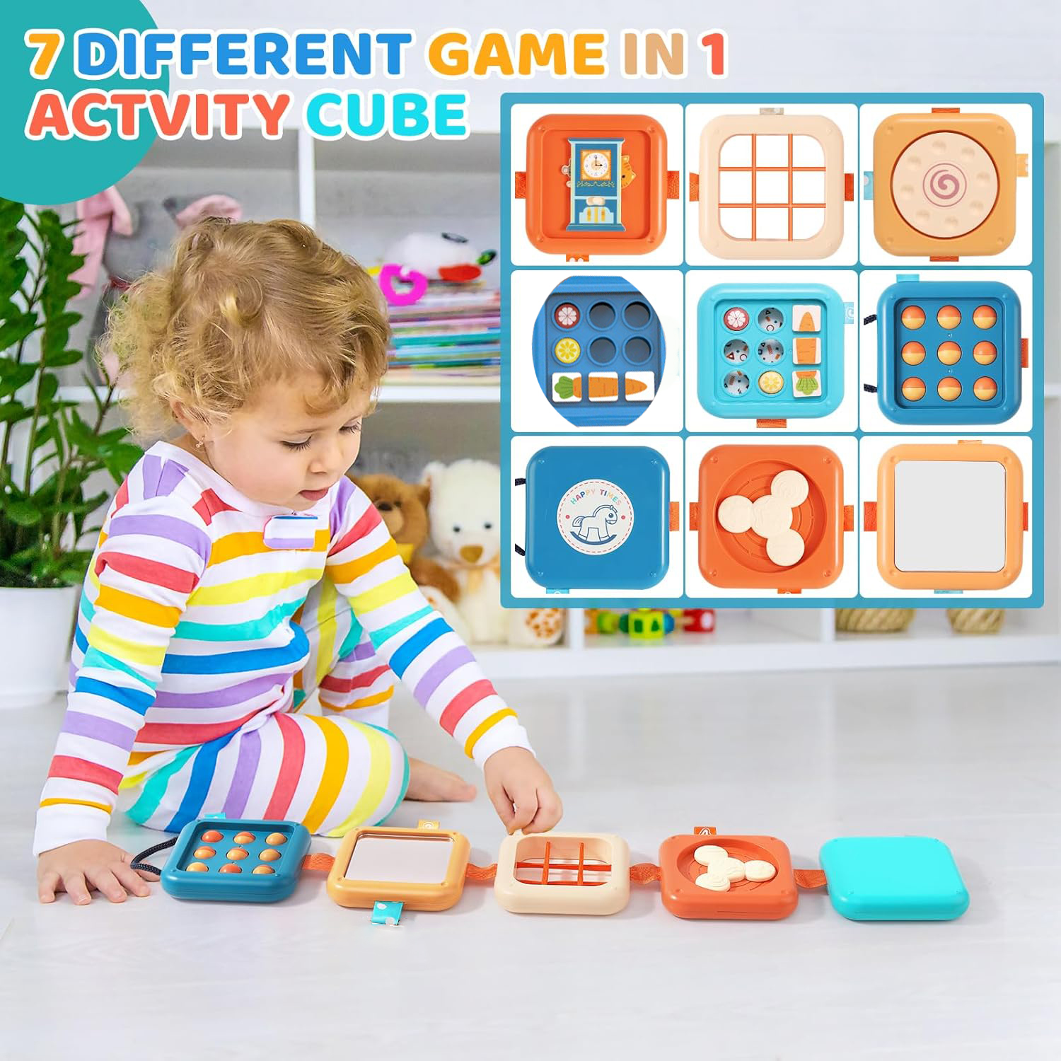 Montessori Toys Busy Board Bab - Kids Toys 2 Year Old ulasan dan harga