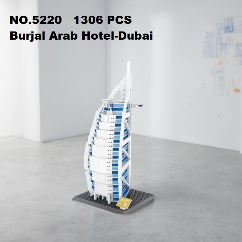 1306pcs Building Blocks Burjal - Kids Toys Dubai ulasan dan harga