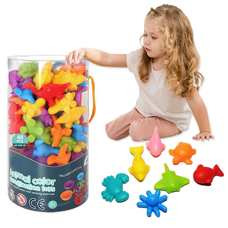 Kid Montessori Toys Rainbow Ma - Kids Toys 2 Year Old ulasan dan harga