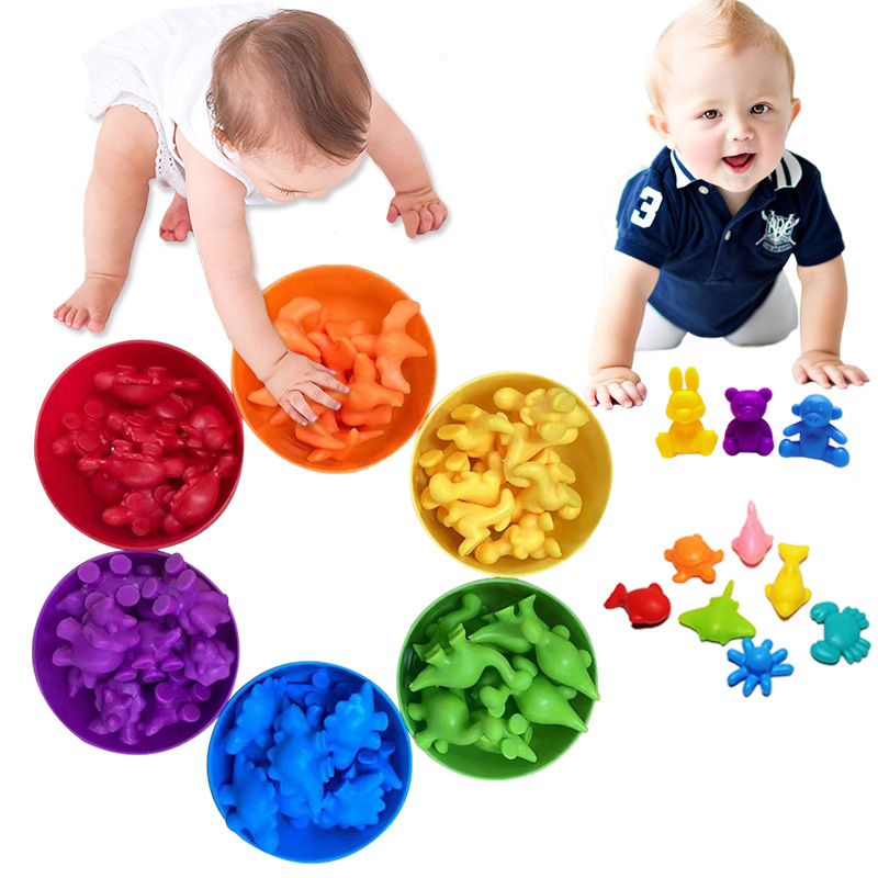 Kid Montessori Toys Rainbow Ma - Kids Toys 2 Year Old ulasan dan harga