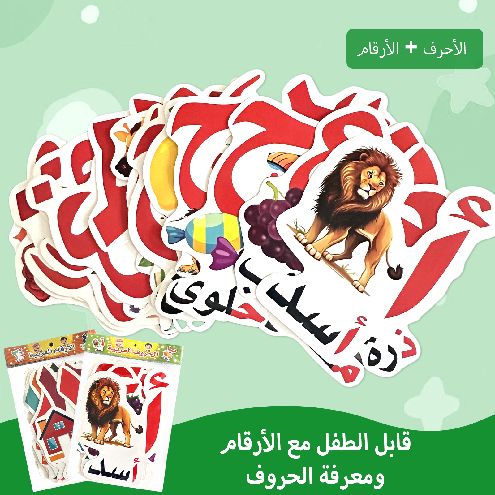 Arabic Alphabet And Number Fla - Educational Flash Card ulasan dan harga
