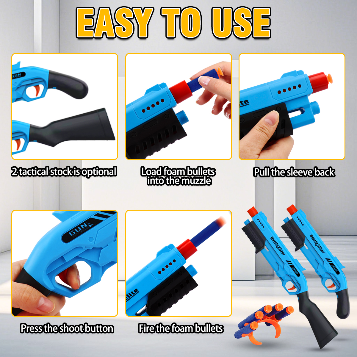 Kids Outdoor Manual Foam Dart  - Foam Dart Gun ulasan dan harga
