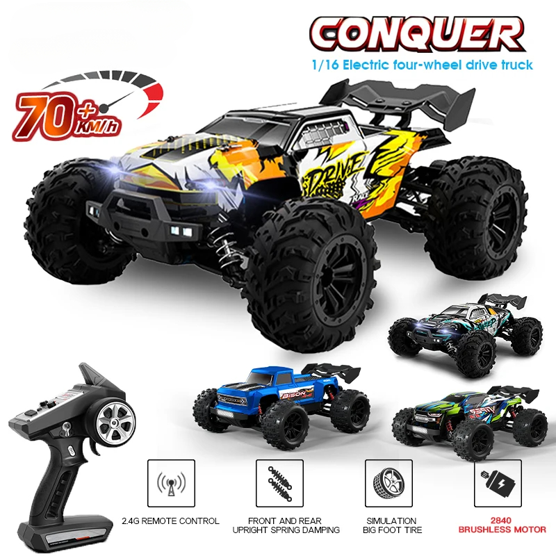 hot 1:16 70KM/H 4WD RC Car Wit - Kid Toys And More ulasan dan harga