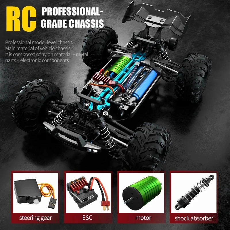 hot 1:16 70KM/H 4WD RC Car Wit - Kid Toys And More ulasan dan harga