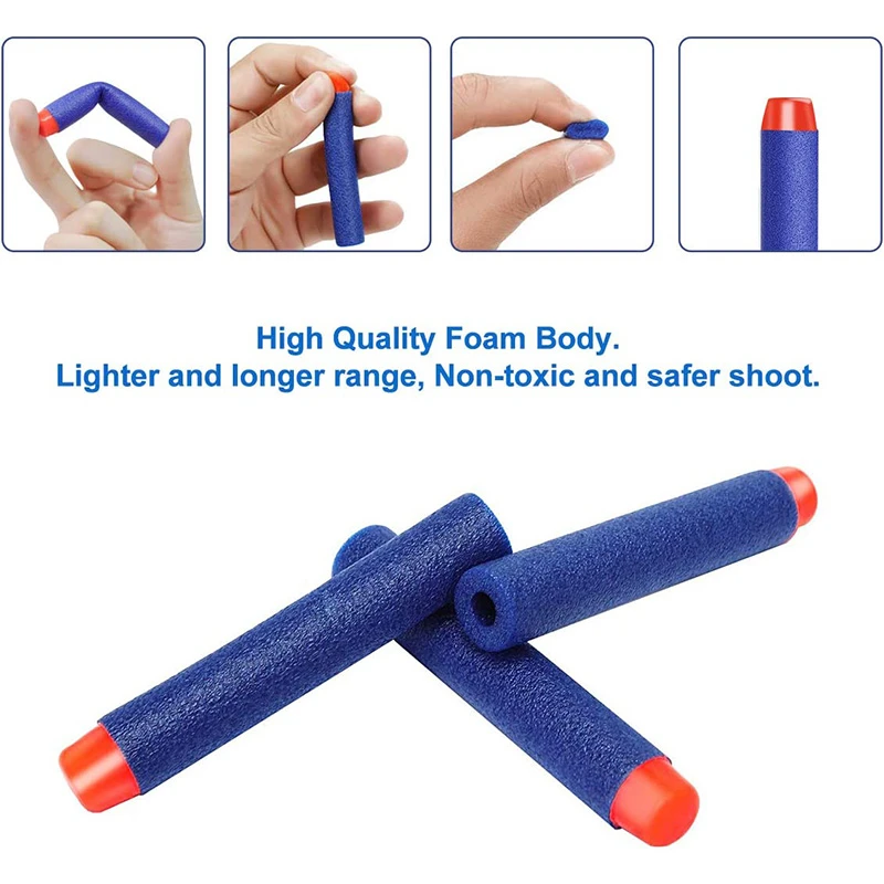 100pcs Blue Solid Round Head B - Foam Dart Gun ulasan dan harga