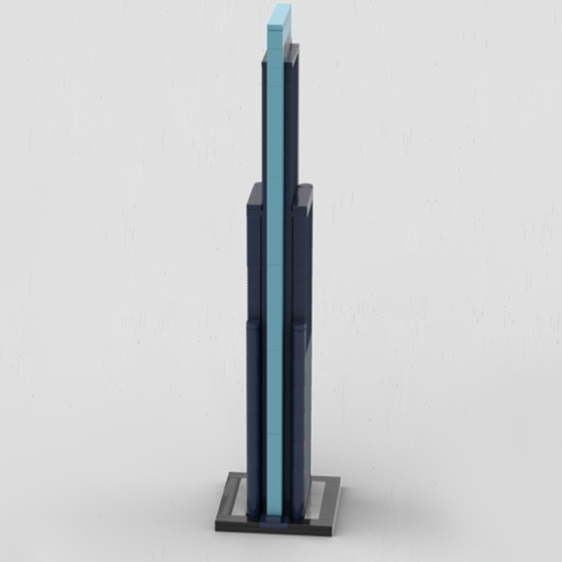 218pcs MOC Dubai S Burj Azizi  - Kids Toys Dubai ulasan dan harga