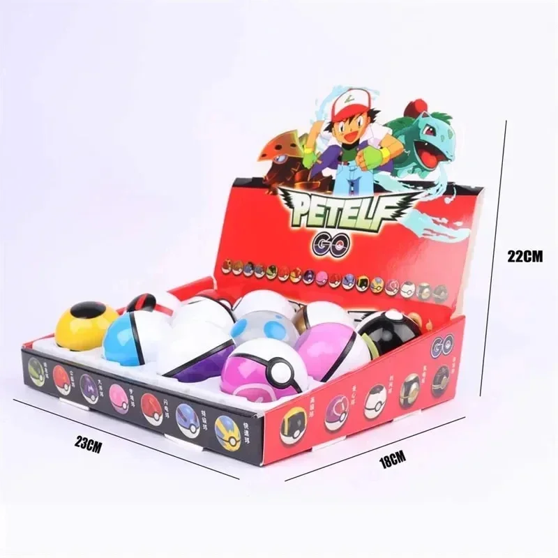 12Pcs Pokemon Figure Pokeball  - Kids Toys Return Gift ulasan dan harga