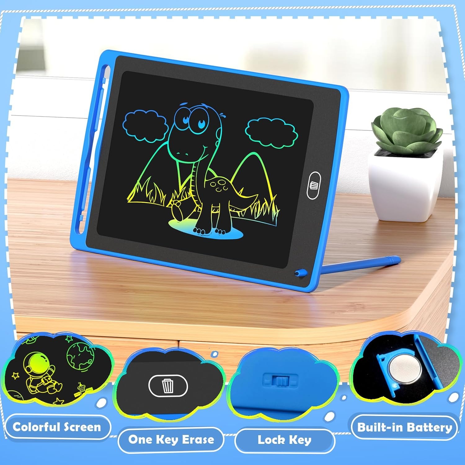 Pack LCD Writing Tablet for Ki - Kids Toys Drawing ulasan dan harga