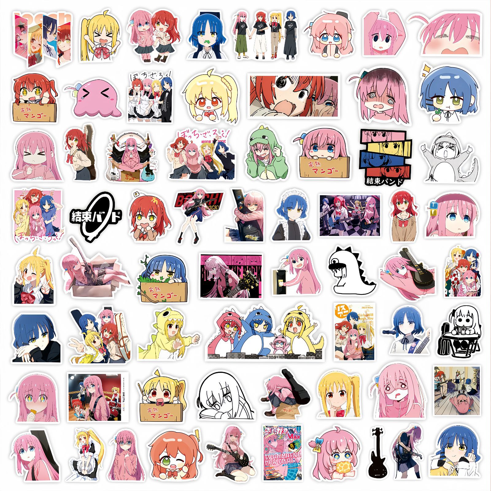 50Pcs Anime BOCCHI THE ROCK! S - Kids Toys Return Gift ulasan dan harga