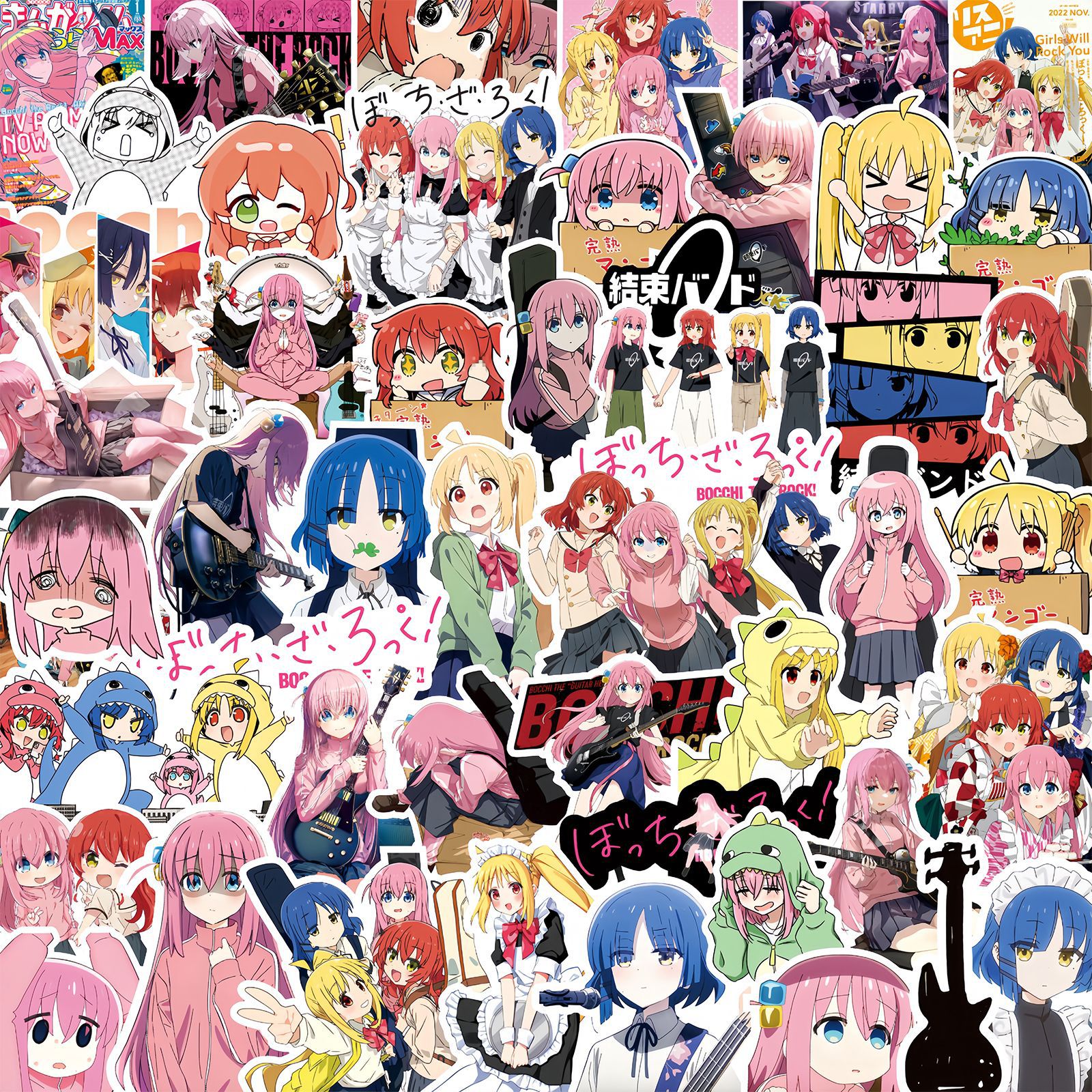 50Pcs Anime BOCCHI THE ROCK! S - Kids Toys Return Gift ulasan dan harga