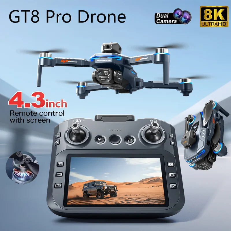 2026 New GT8 Drone GPS 8K Prof - Rc Helicopter Mini ulasan dan harga