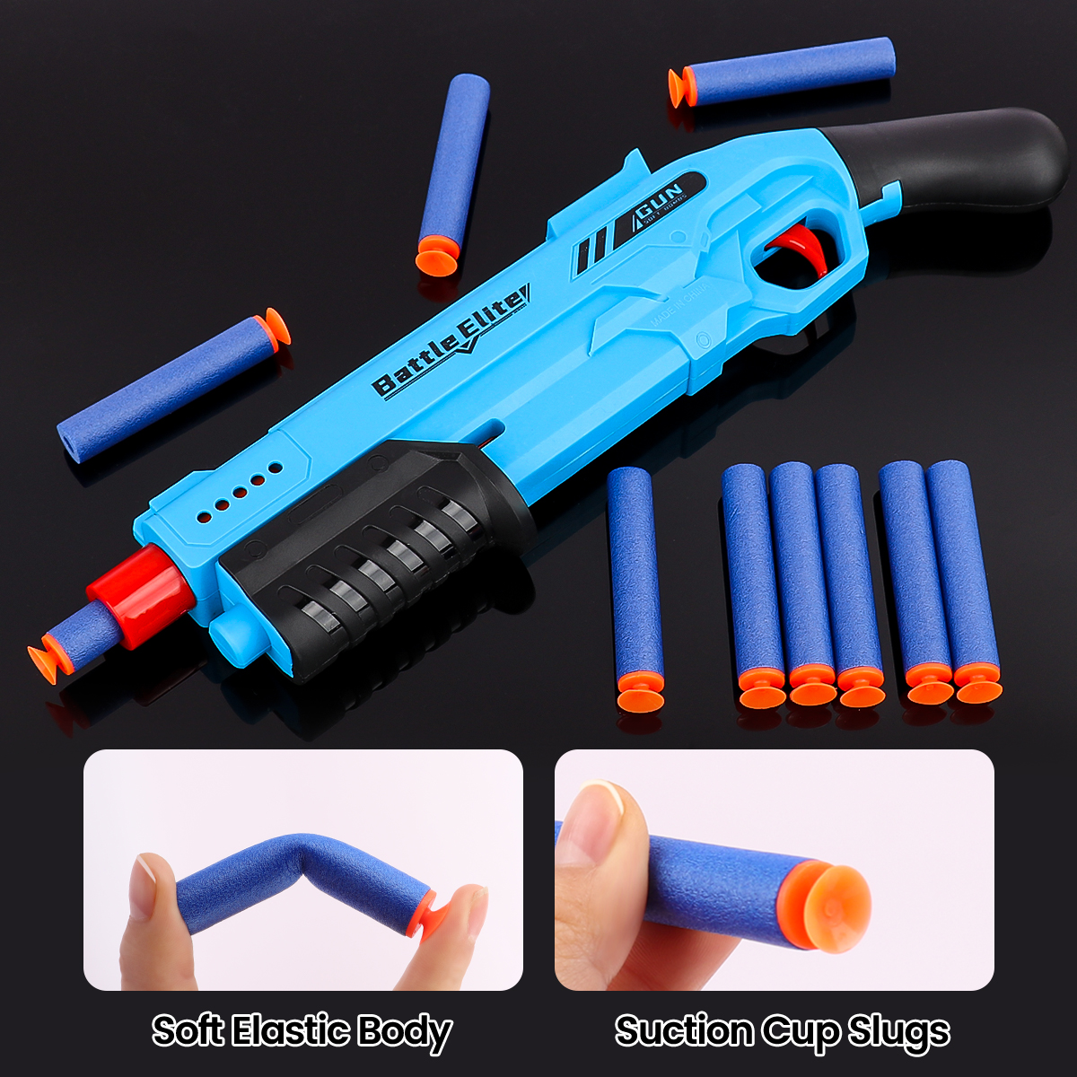 New Outdoor Kids Soft Bullet B - Foam Dart Gun ulasan dan harga