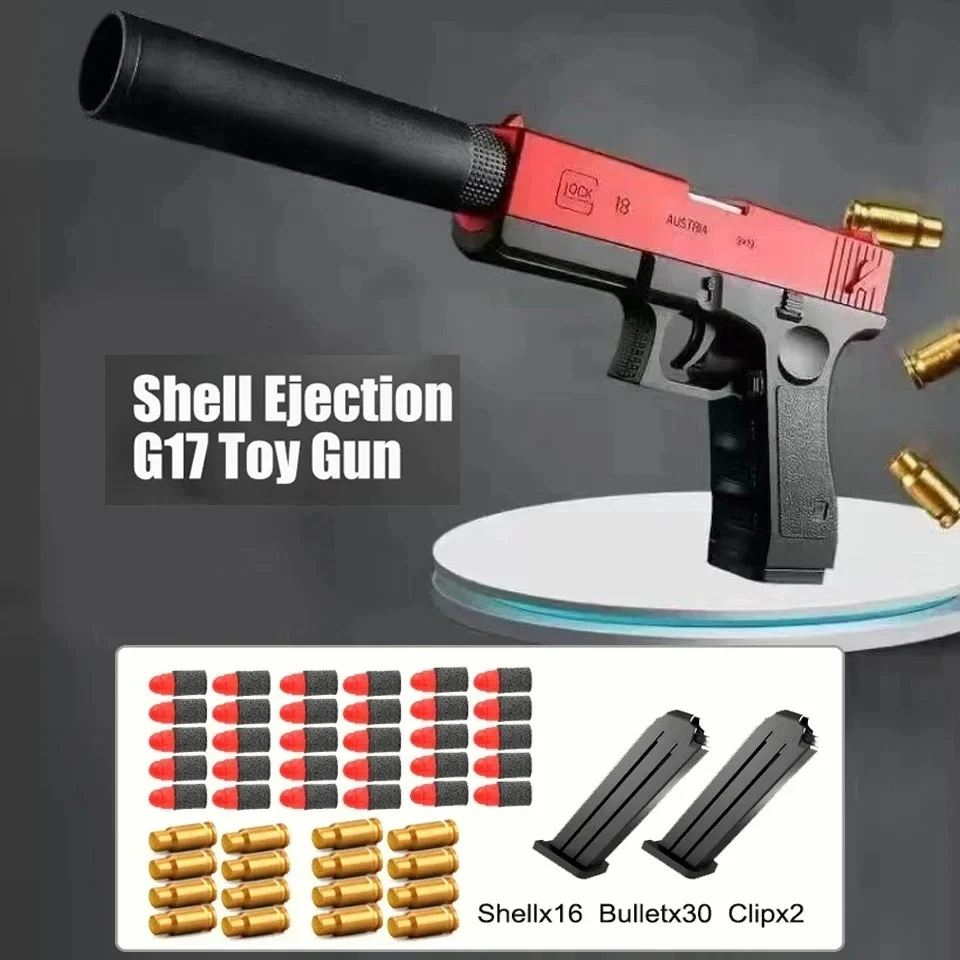 M2 G17 Desert Eagle Soft Bulle - Foam Dart Gun ulasan dan harga