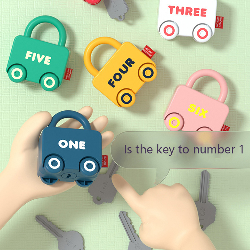 Baby Learning Lock with Key Ca - Kids Toys 2 Year Old ulasan dan harga