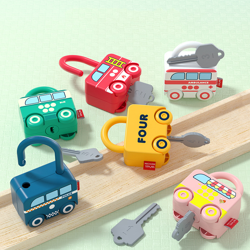 Baby Learning Lock with Key Ca - Kids Toys 2 Year Old ulasan dan harga