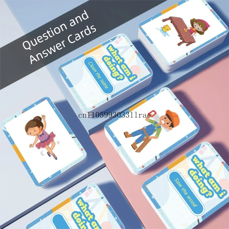 English Parent Child Q&A Card  - Educational Flash Card ulasan dan harga