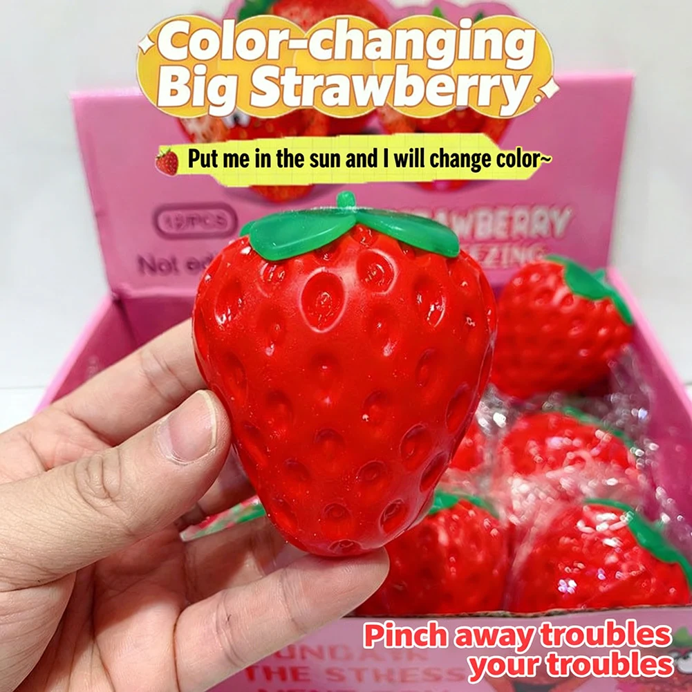 Life-Like Strawberry Squishy S - Kids Toys Car ulasan dan harga