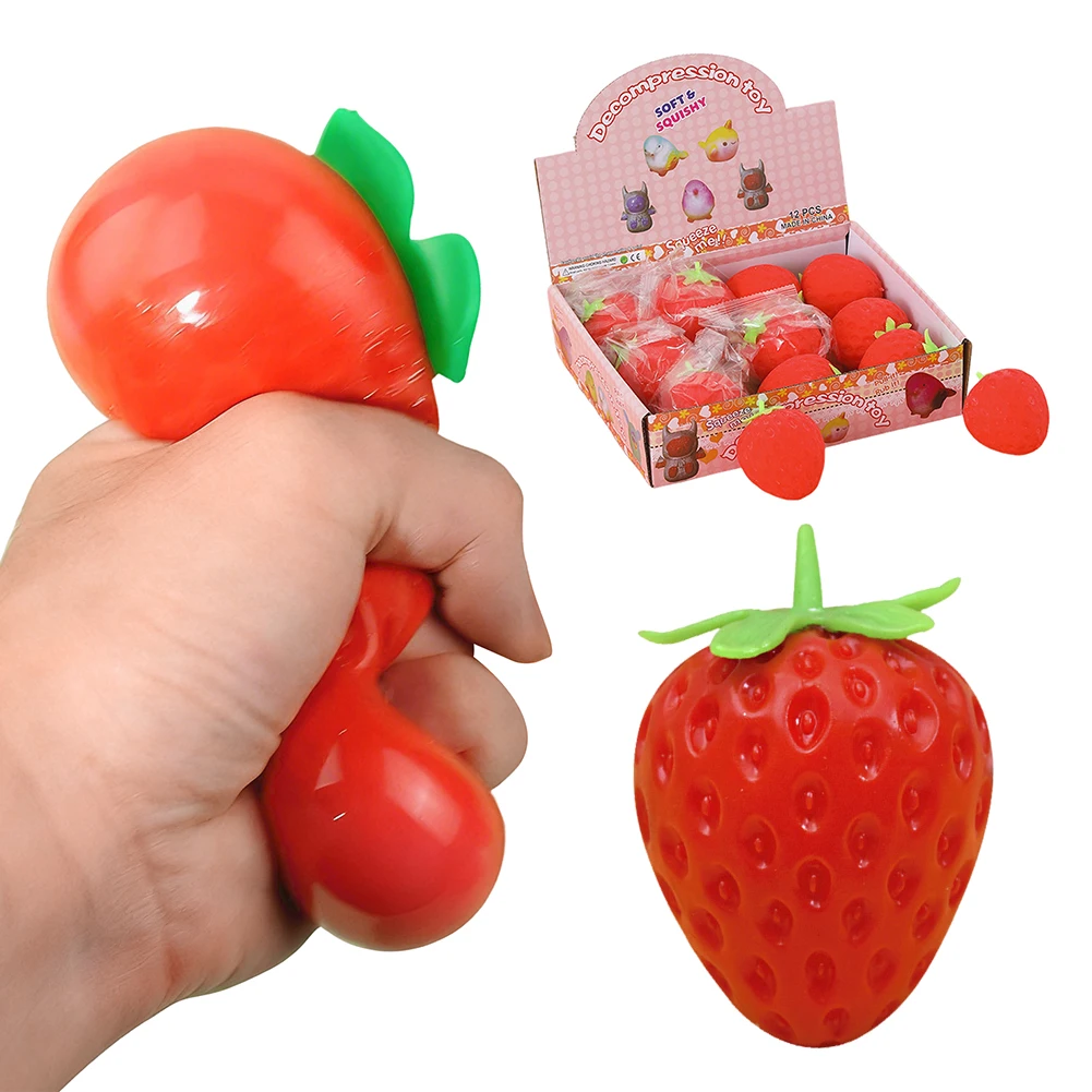 Life-Like Strawberry Squishy S - Kids Toys Car ulasan dan harga