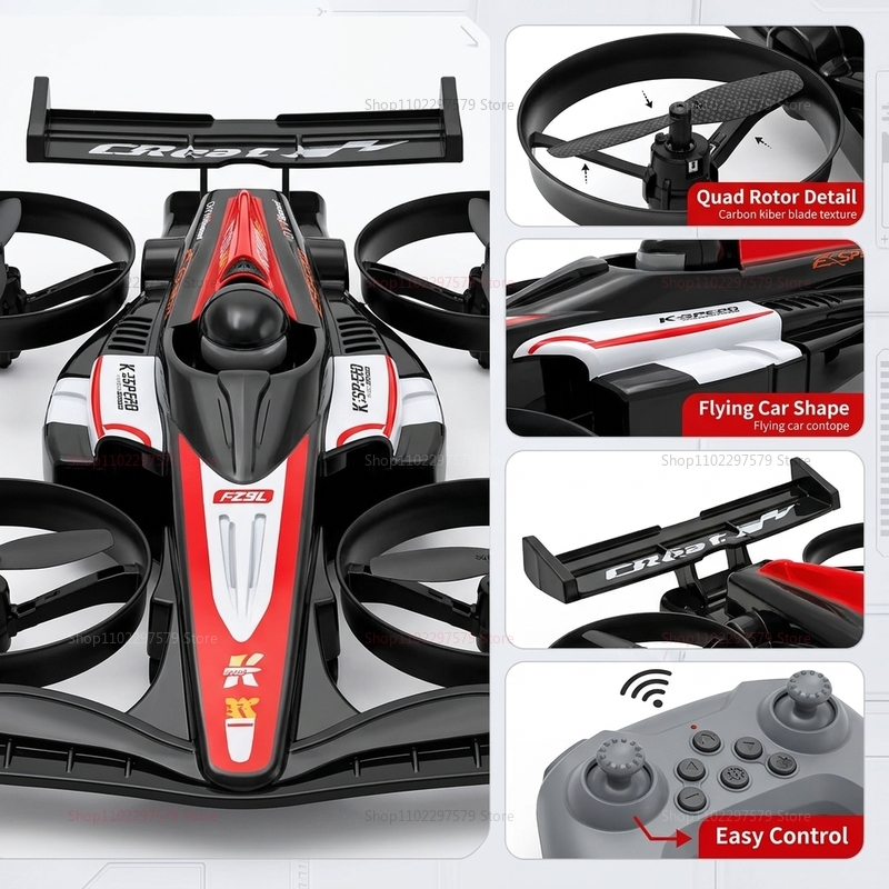 Mini RC Flying Car Transformab - Kid Toys And More ulasan dan harga