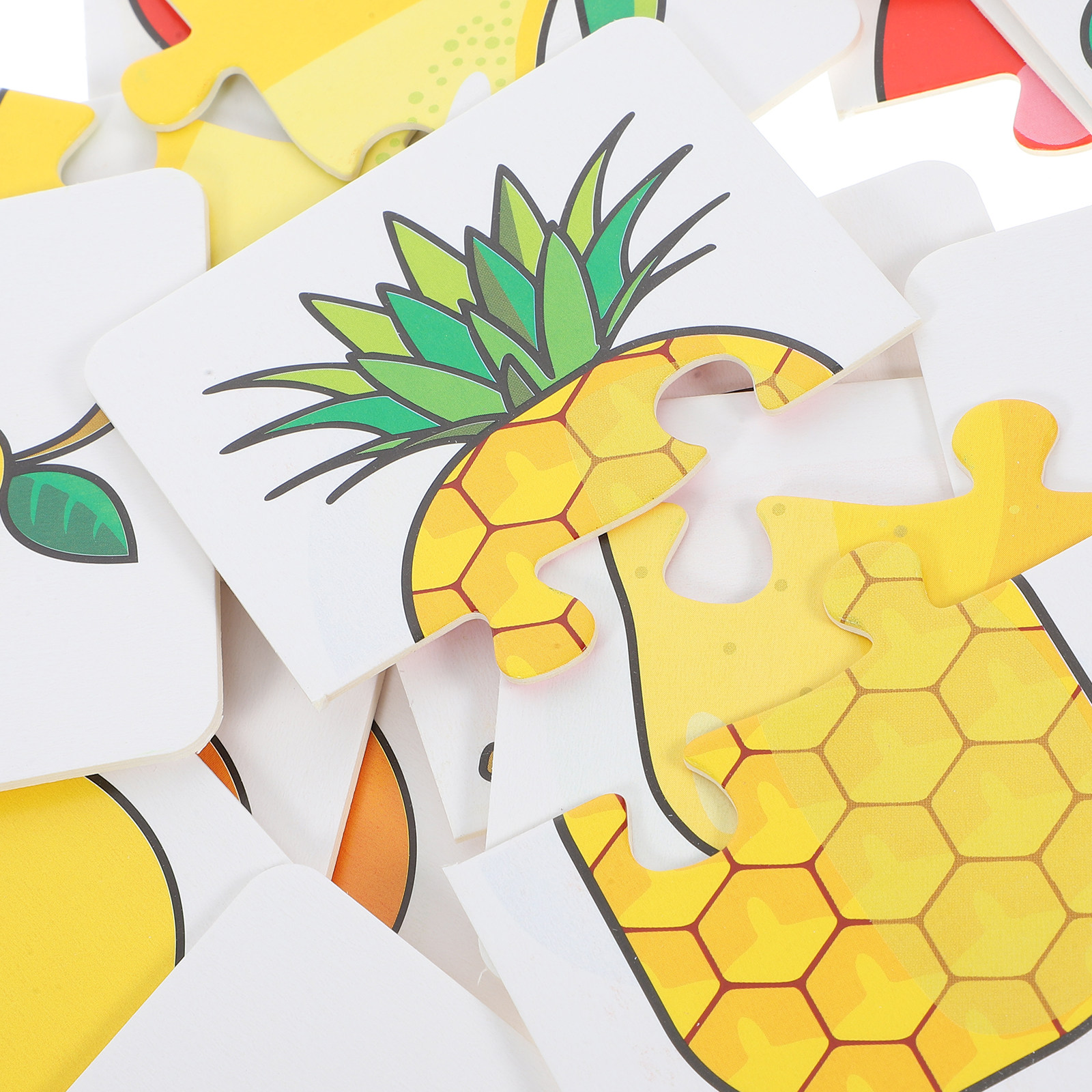 1Set Fruit Vegetable Puzzle Ca - Educational Flash Card ulasan dan harga