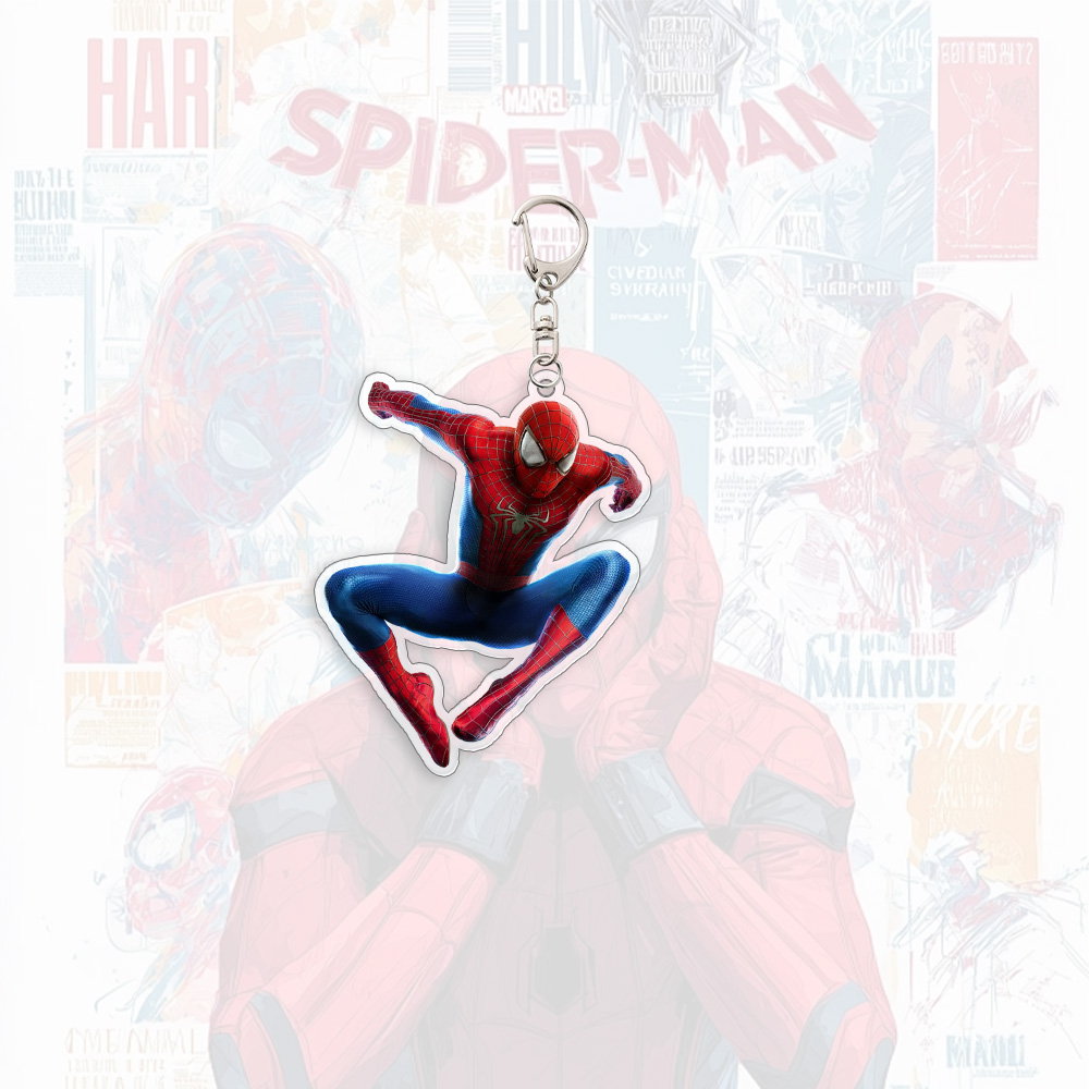 Spider Man Acrylic Keychain An - Kids Toys Return Gift ulasan dan harga