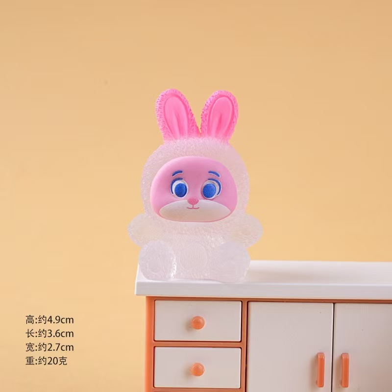 Cartoon Resin Rabbit Animal Po - Kids Toys Car ulasan dan harga