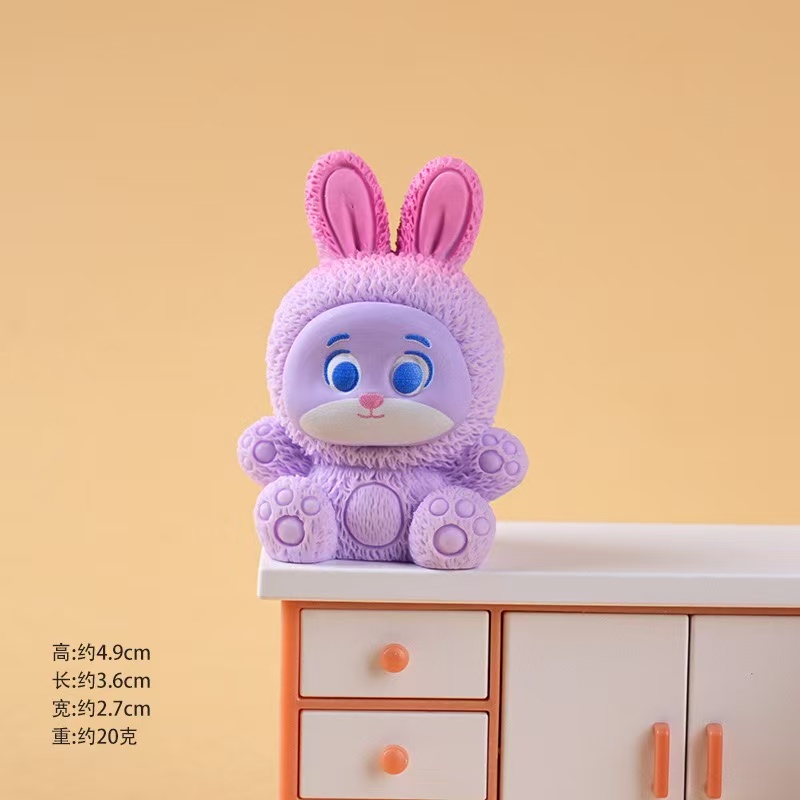 Cartoon Resin Rabbit Animal Po - Kids Toys Car ulasan dan harga